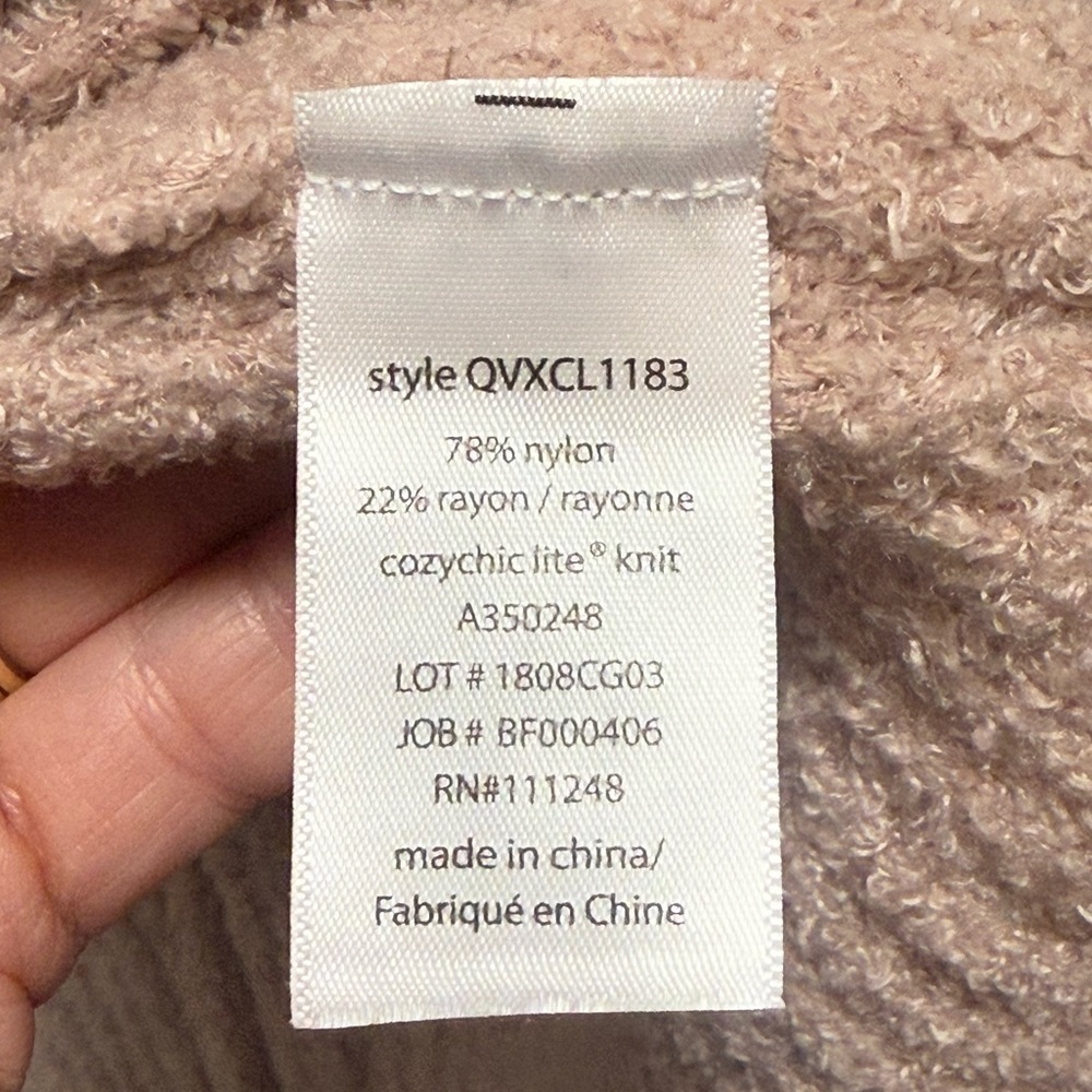 Barefoot Dreams Soft Pink Cardigan size 1X - Picture 3 of 6